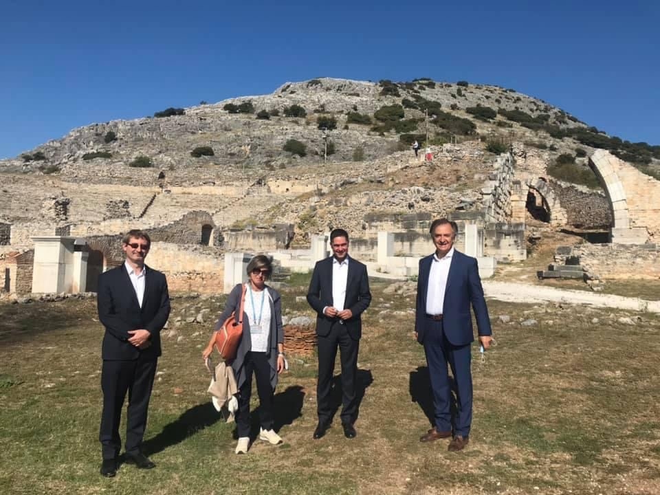 Στην Καβάλα ο Πρέσβης της Πολωνίας- Επίσκεψη στον αρχαιολογικό χώρο των Φιλίππων