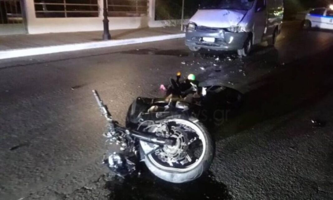 Θανάσιμος τραυματισμός μοτοσικλετιστή στη Δράμα χθές