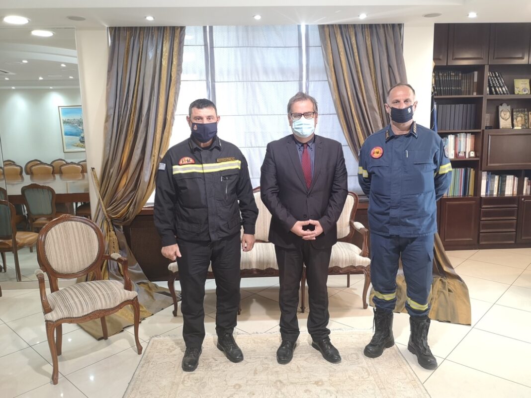 Συνάντηση του Αντιπεριφερειάρχη Καβάλας με τον νέο Διοικητή της Περιφερειακής Πυροσβεστικής Διοίκησης Ανατολικής Μακεδονίας – Θράκης