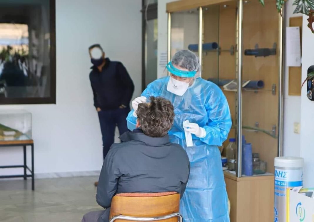 Διενέργεια rapid tests στον Ζυγό και τη Νέα Καρβάλη