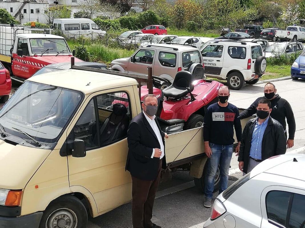 Παράδοση ενός Τρακτέρ Χώρου Πρασίνου στον Αθλητικό Μορφωτικό Σύλλογο Άρης Πρίνου Θάσου