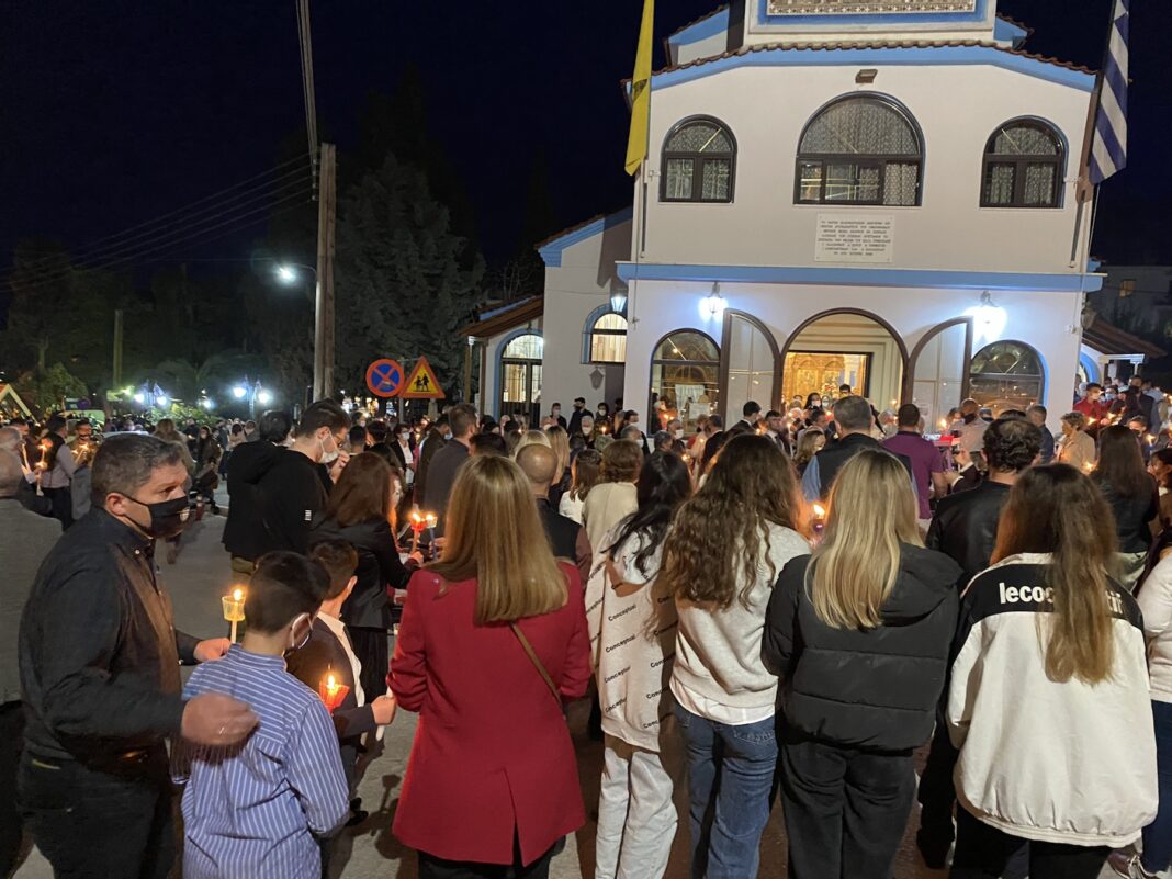 Γιορτάστηκε με λαμπρότητα η Ανάσταση στη Νέα Ηρακλείτσα με πυροτεχνήματα- Video