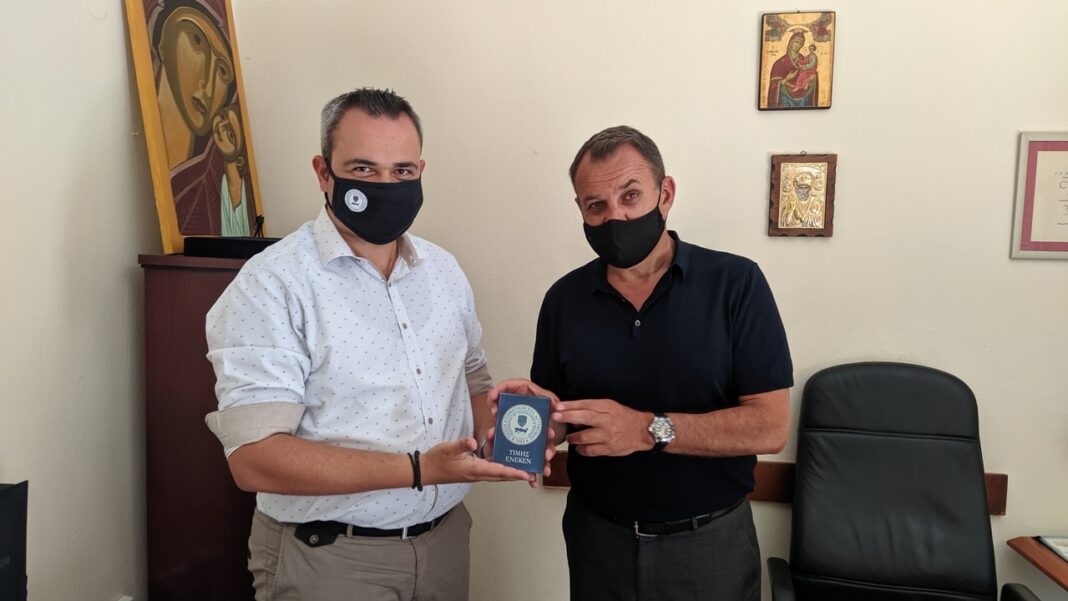 Συνάντηση Γενικού Γραμματέα Ε.Α.Α.Μ.Θ. με Υπουργό Εθνικής Άμυνας Νίκο Παναγιωτόπουλο