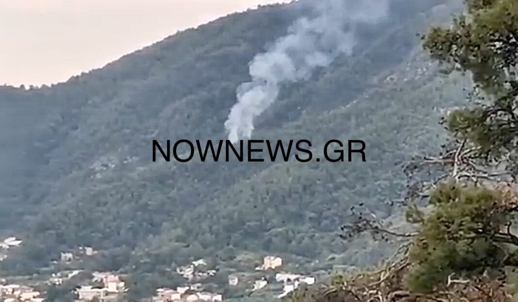 Πυρκαγιά στη Σκάλα Ποταμιάς Θάσου