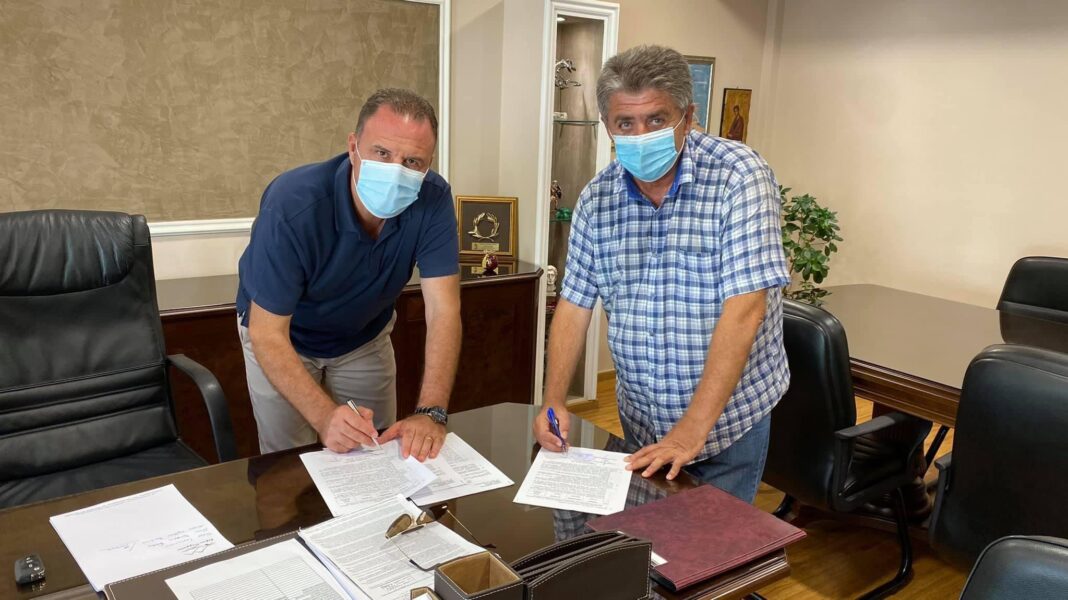 Υπογραφή σύμβασης του έργου κατασκευή δικτύων αποχέτευσης ομβρίων υδάτων στο Δήμο Παγγαίου, προϋπολογισμού 3.100.000 €