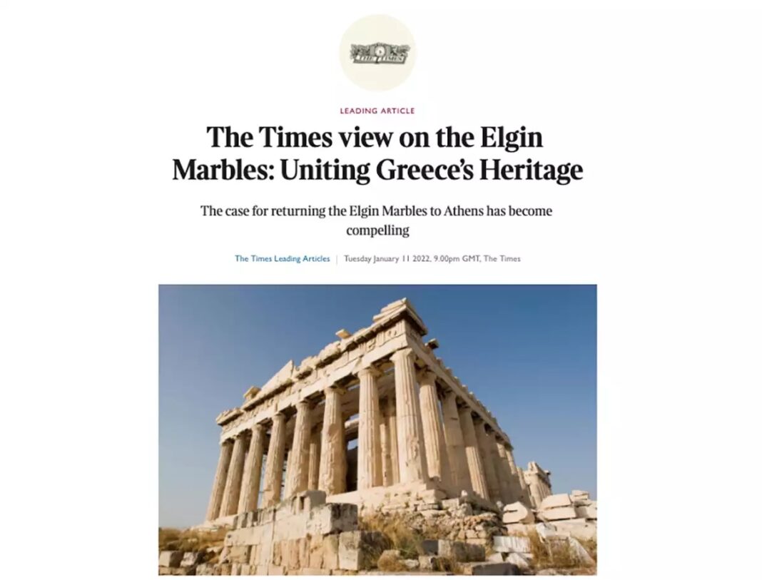 Γλυπτά Παρθενώνα: Άλλαξαν στάση μέχρι και οι Times! «Πρέπει τώρα να επιστραφούν στην Αθήνα»