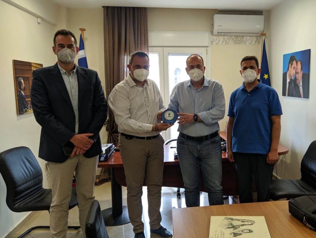 Συνάντηση Λαζαρίδη με την αντιπροσωπεία της Ένωσης Αξιωματικών Ελληνικής Αστυνομίας Α.Μ.Θ