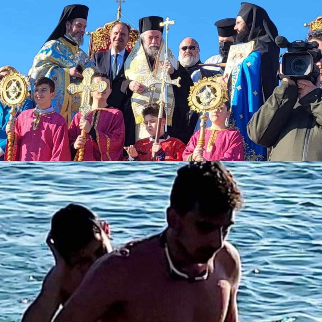 Με μεγαλοπρέπεια ο εορτασμός των Θεοφανείων στη Νέα Πέραμο