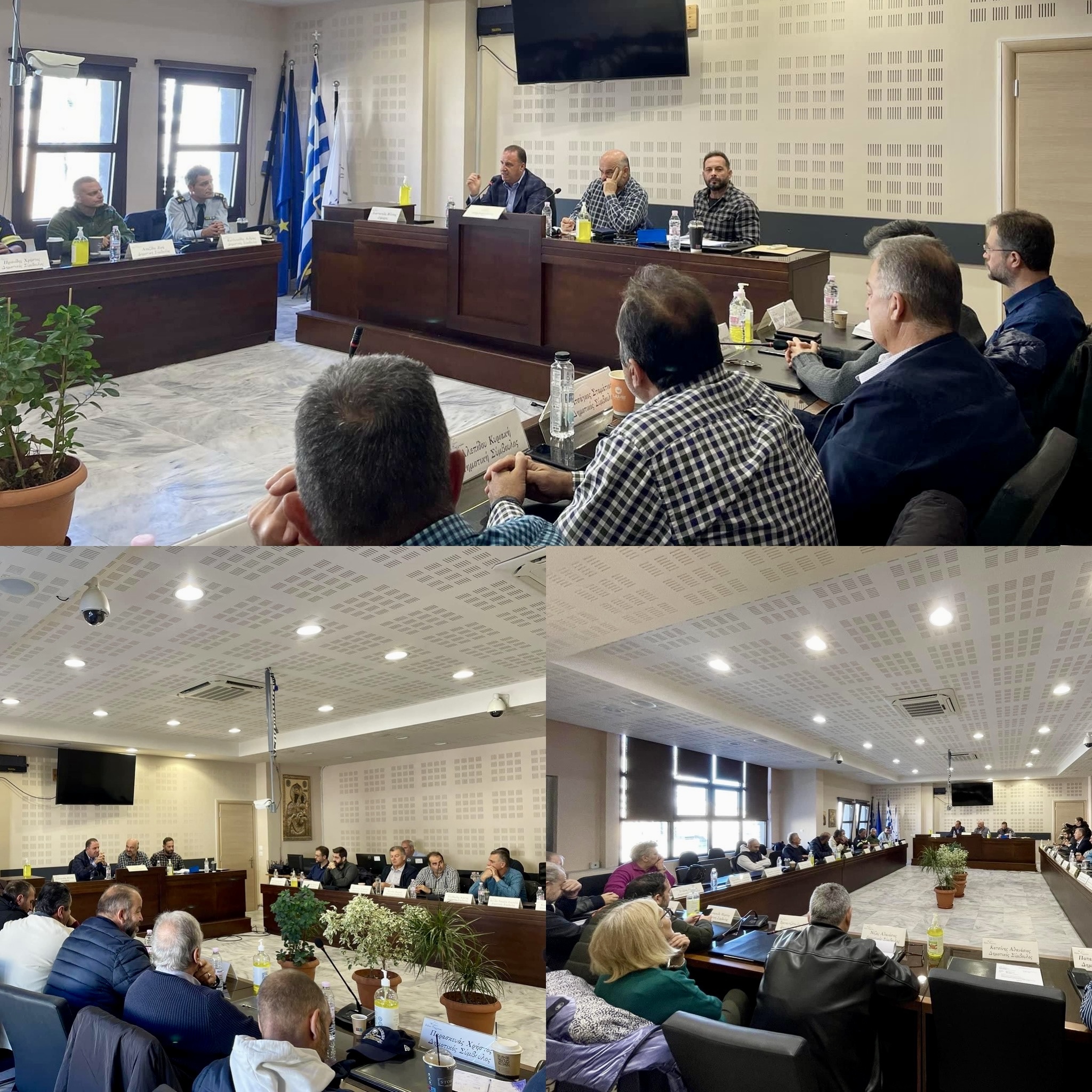Πραγματοποιήθηκε σήμερα η τακτική συνεδρίαση του Συντονιστικού Τοπικού Οργάνου Πολιτικής Προστασίας του Δήμου Παγγαίου