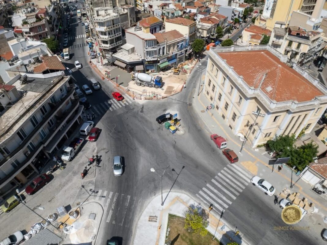 Ξεκινούν οι εργασίες για την κατασκευή κυκλικού κόμβου στην οδό Κουντουριώτου την Δευτέρα 28 Απριλίου