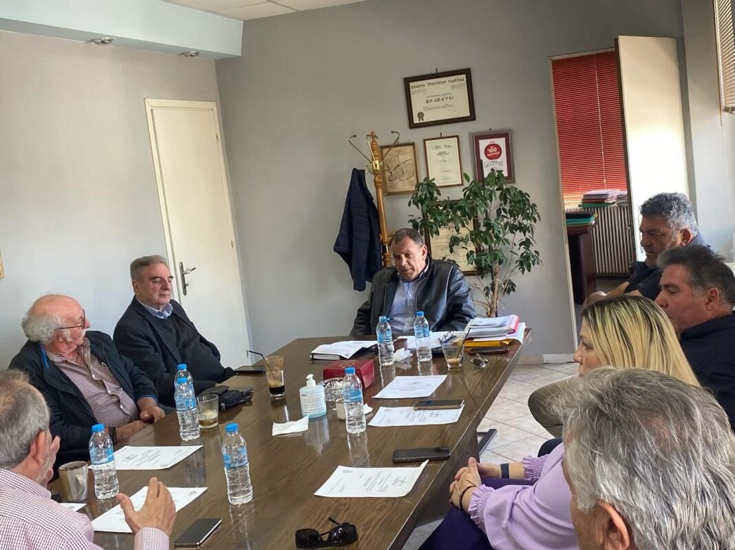 Στο επίκεντρο η λειψυδρία στην πεδιάδα του Νέστου – Συνάντηση Παναγιωτόπουλου με τη Διοίκηση της Ένωσης Αγροτών Καβάλας