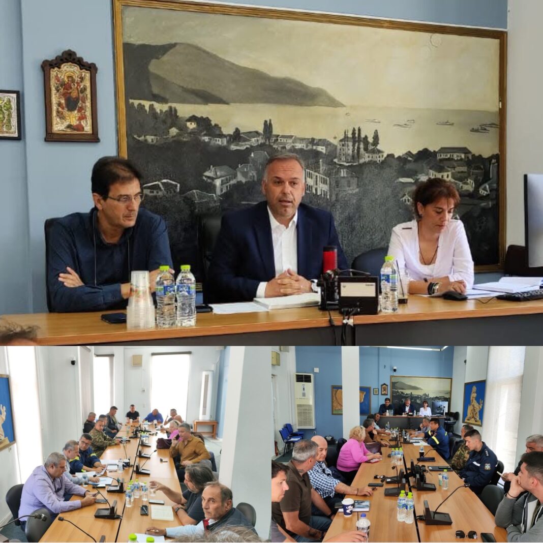 Συνεδρίαση του Τοπικού Επιχειρησιακού Συντονιστικού Οργάνου Πολιτικής Προστασίας (Τ.Ε.Σ.Ο.Π.Π.) του Δήμου Θάσου, για την αντιμετώπιση κινδύνων από την εκδήλωση δασικών πυρκαγιών