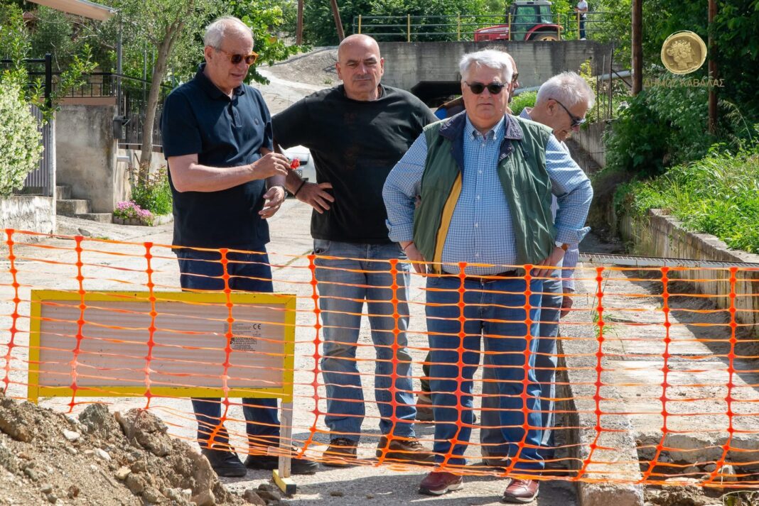 Επιθεώρηση έργων στη Δημοτική Ενότητα Φιλίππων από τον Δήμαρχο Καβάλας, Θόδωρο Μουριάδη