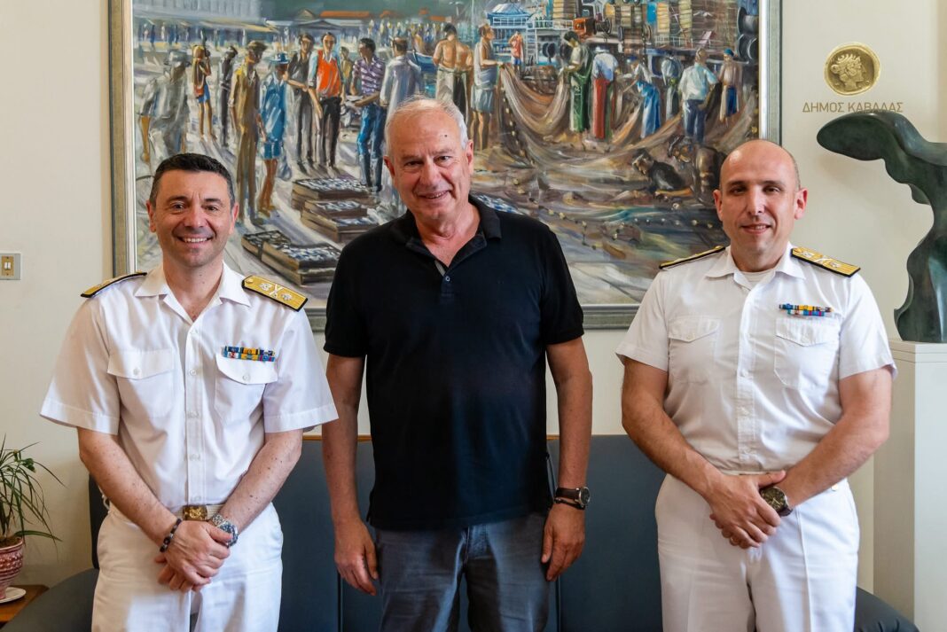 Εθιμοτυπική επίσκεψη του νέου Διοικητή της 2ης ΠΕΔΙΛΣ–ΕΛ.ΑΚΤ. στον Δήμο Καβάλας
