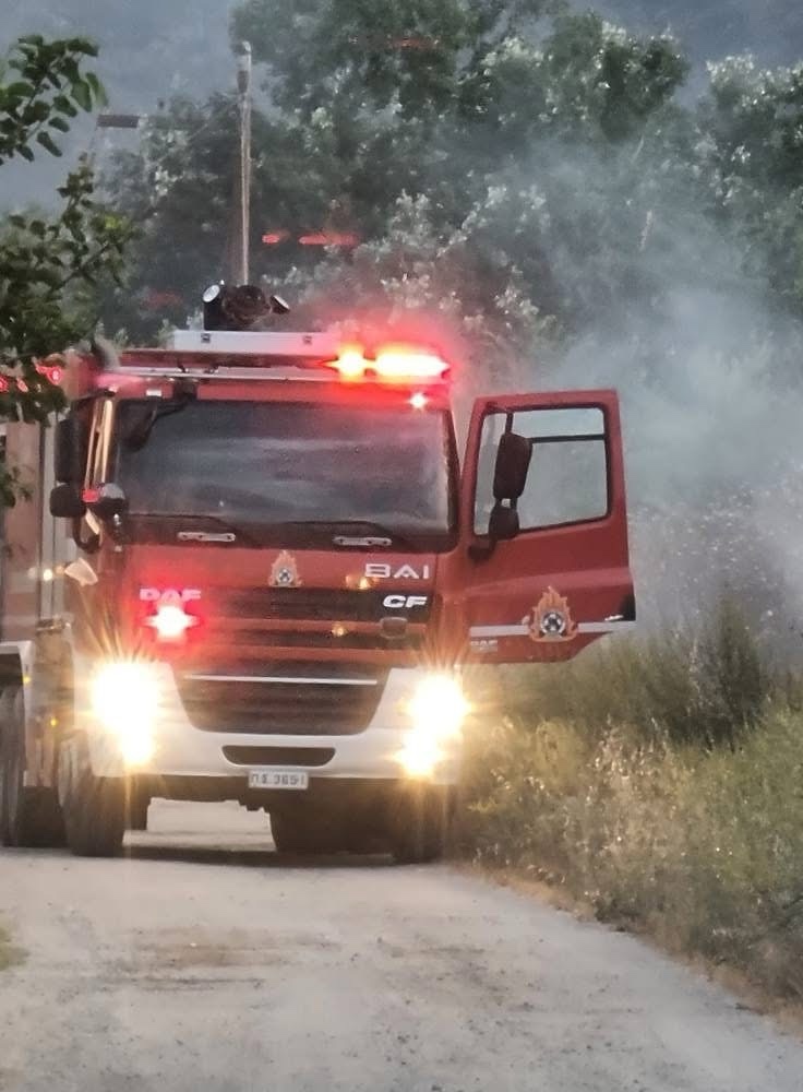 Αντιμετώπιση Πυρκαγιάς στην περιοχή της Χρυσούπολης