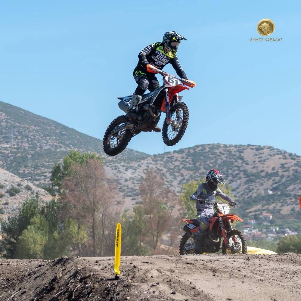 5ο Πανελλήνιο και 7ο Βαλκανικό πρωτάθλημα motocross – Εντυπωσιακές εικόνες από την πίστα των Κρηνίδων