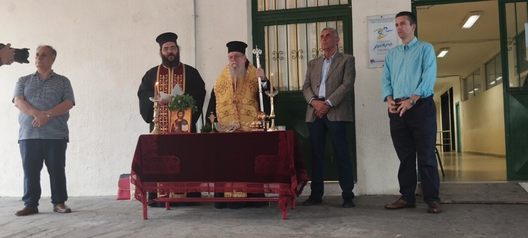 Αγιασμός στο Σχολείο Δεύτερης Ευκαιρίας Καβάλας