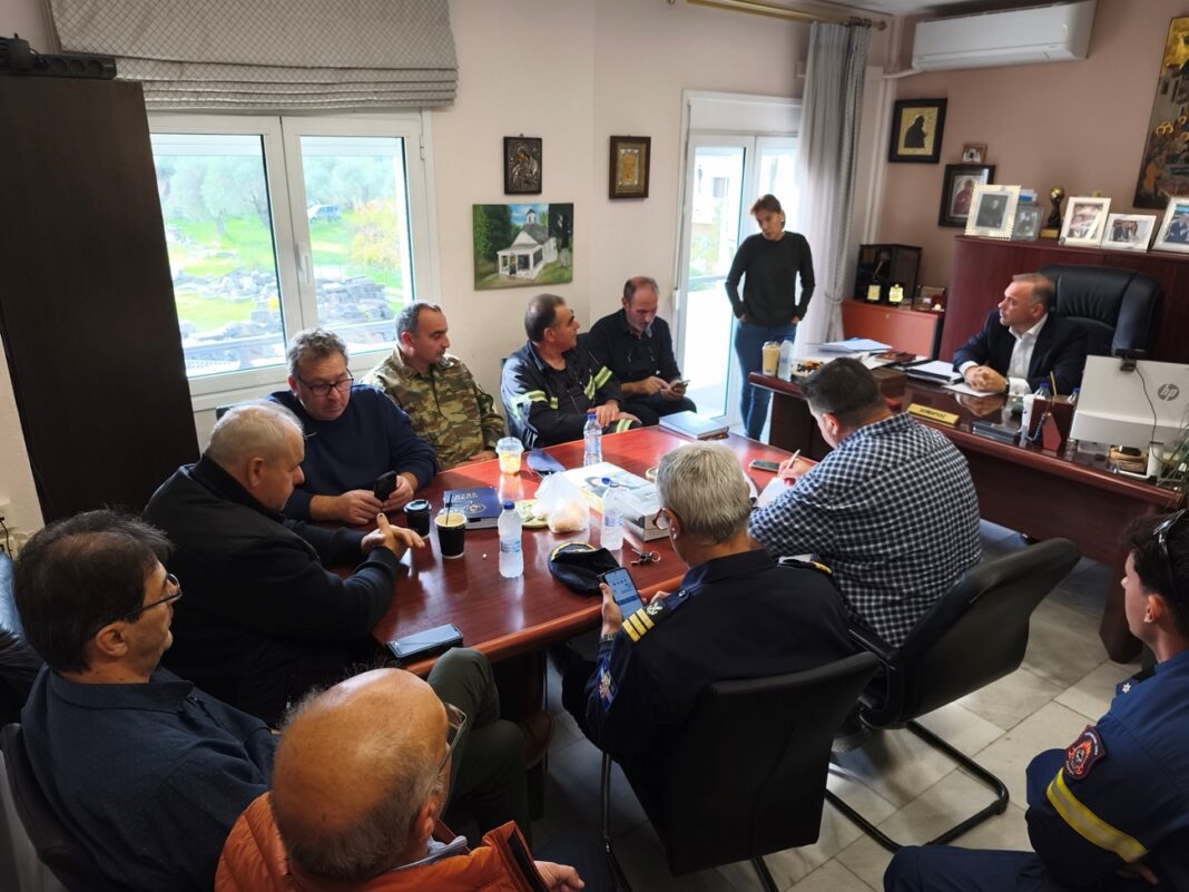 Έκτακτη Συνεδρίαση του Τοπικού Επιχειρησιακού Συντονιστικού Οργάνου Πολιτικής Προστασίας (Τ.Ε.Σ.Ο.Π.Π.) του Δήμου Θάσου