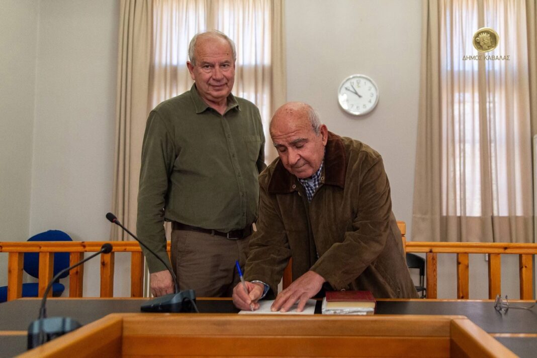 Ορκωμοσία του νέου τοπικού συμβούλου Κρυονερίου, Αναστασίου Παπαδόπουλου
