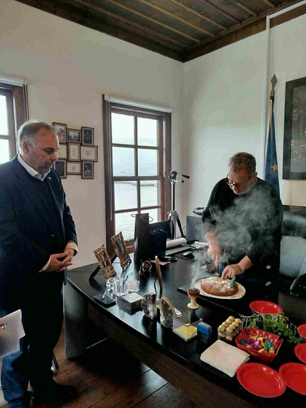 Έκοψε τη βασιλόπιτά του το Δημοτικό Λιμενικό Ταμείο Θάσου