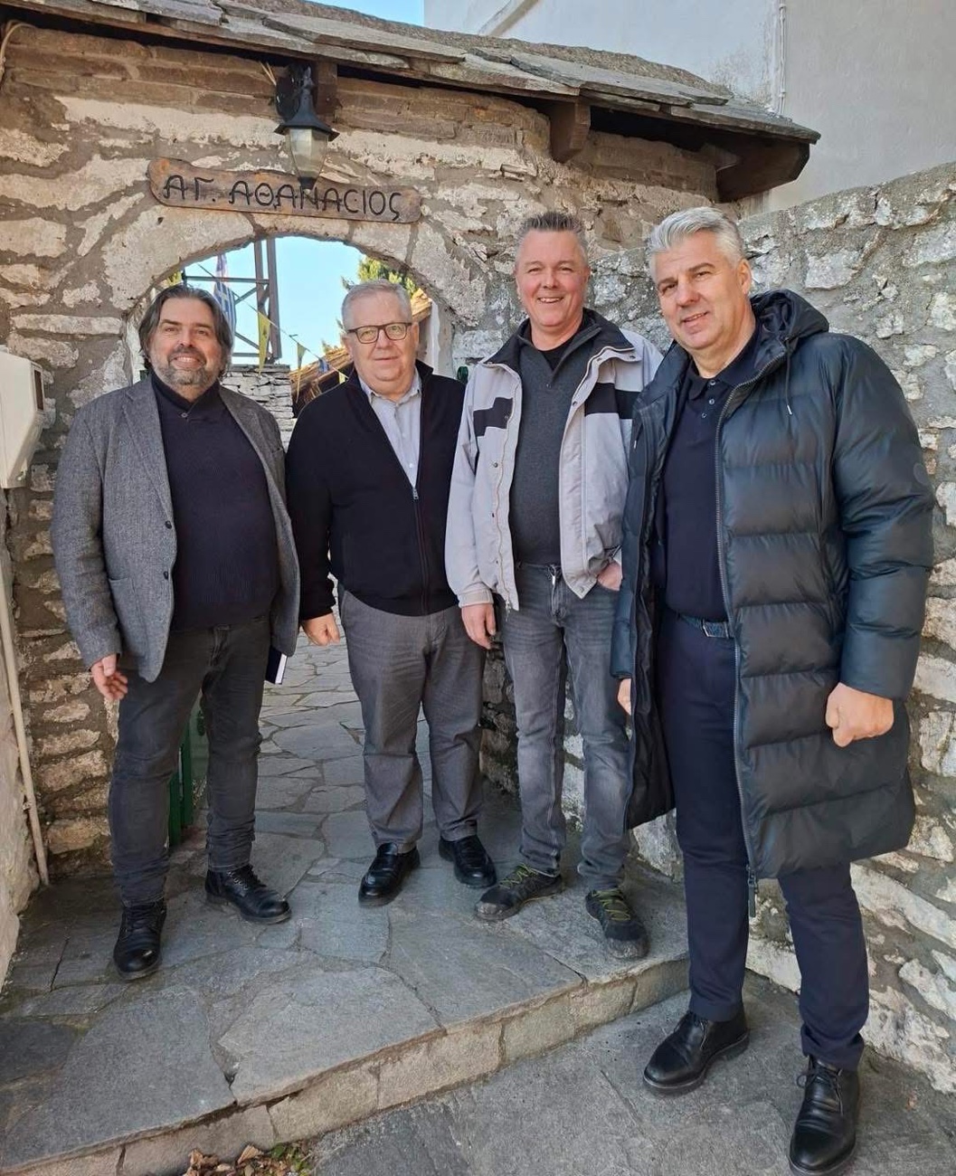 Παρουσία του Περιφερειάρχη ΑΜΘ στο Κάστρο Λιμεναρίων Θάσου, παραμονή του Αγίου Αθανασίου