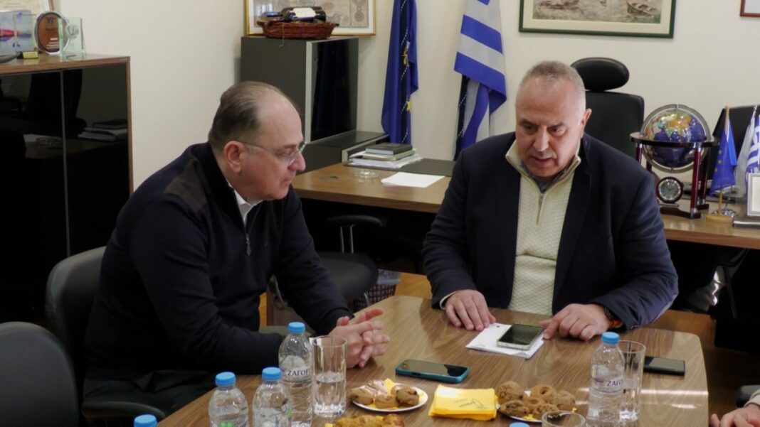 Συνάντηση του Προέδρου του Επιμελητηρίου Καβάλας με τον Βουλευτή της ΝΔ, κ. Μακάριο Λαζαρίδη
