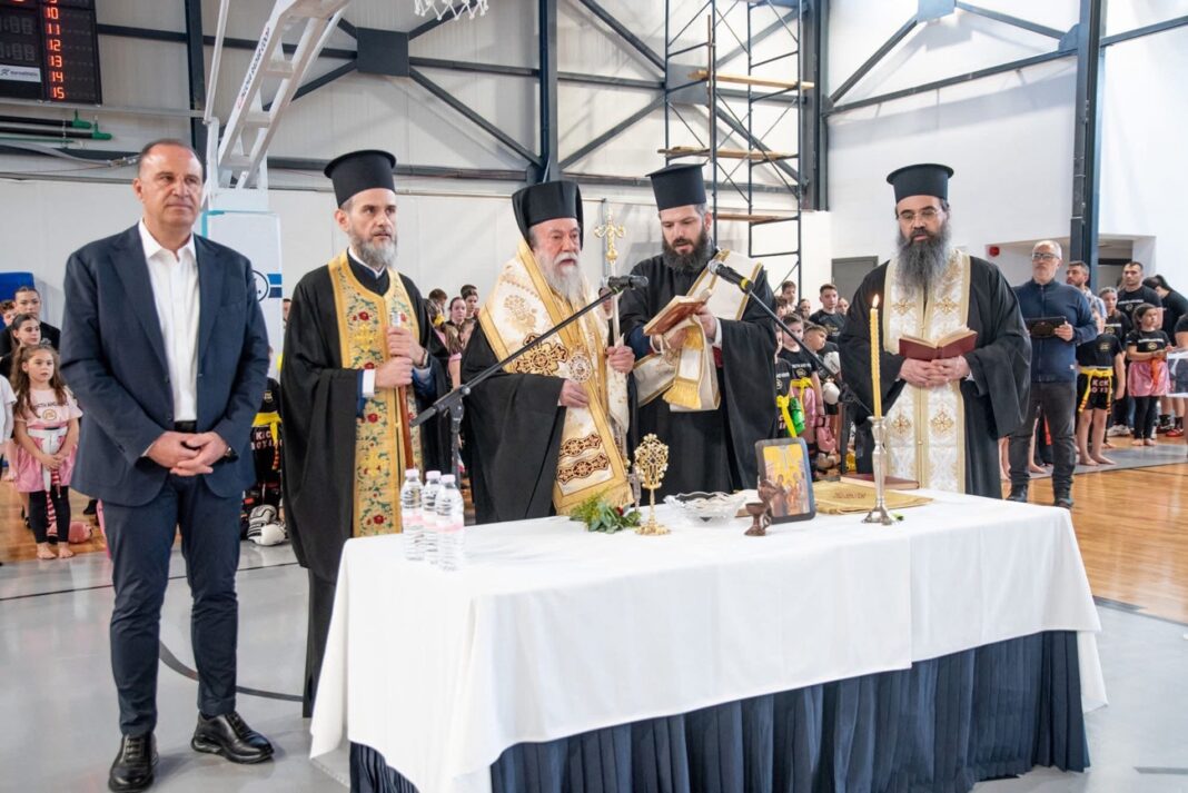 Ελευθερούπολη: Εγκαινιάστηκε το αναβαθμισμένο Κλειστό Γυμναστήριο ΔΑΚΕ – Νέα εποχή για τον αθλητισμό στο Παγγαίο