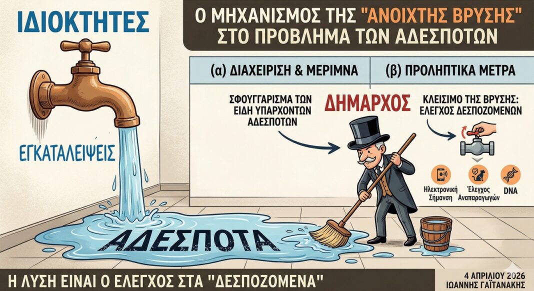 Η “ανοιχτή βρύση” των αδέσποτων- Το πρόβλημα είναι πολιτικό