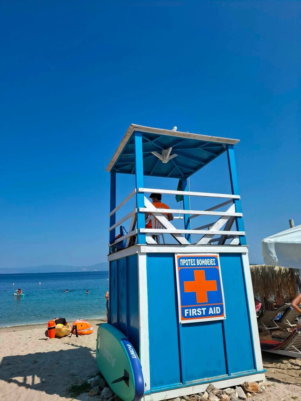 Συγχαρητήρια δημάρχου Θάσου σε ναυαγοσώστη για τη διάσωση 46χρονου λουόμενου