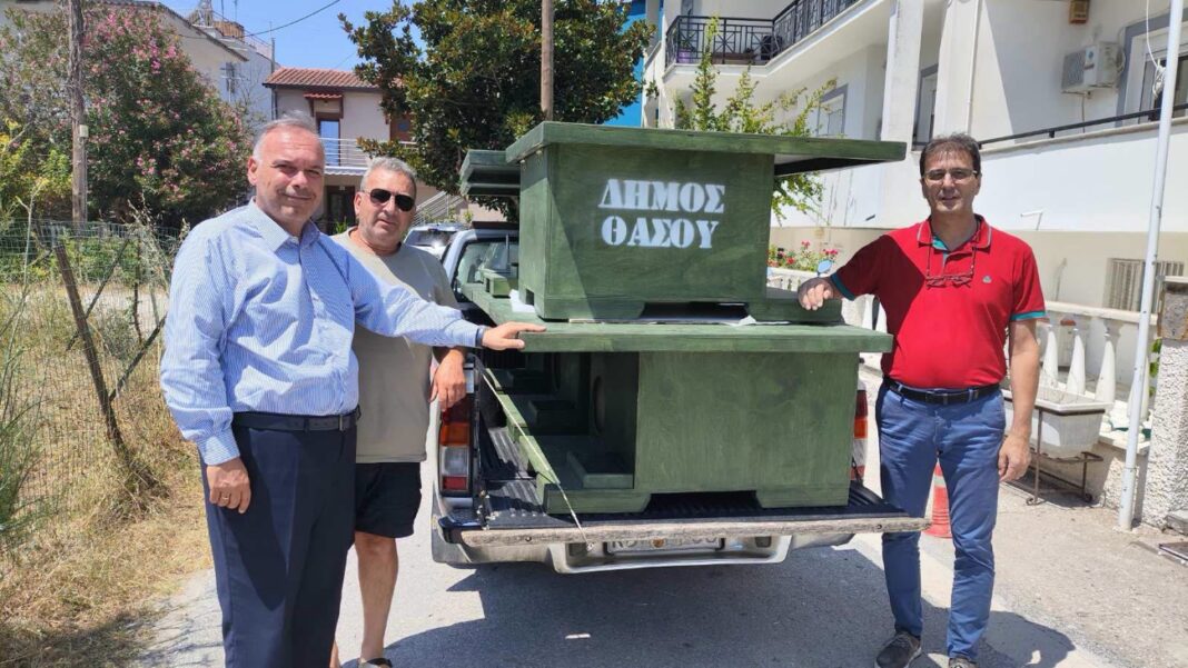 Προμήθεια 15 νέων μικρών σπιτιών φιλοξενίας αδέσποτων ζώων από το Δήμο της Θάσου