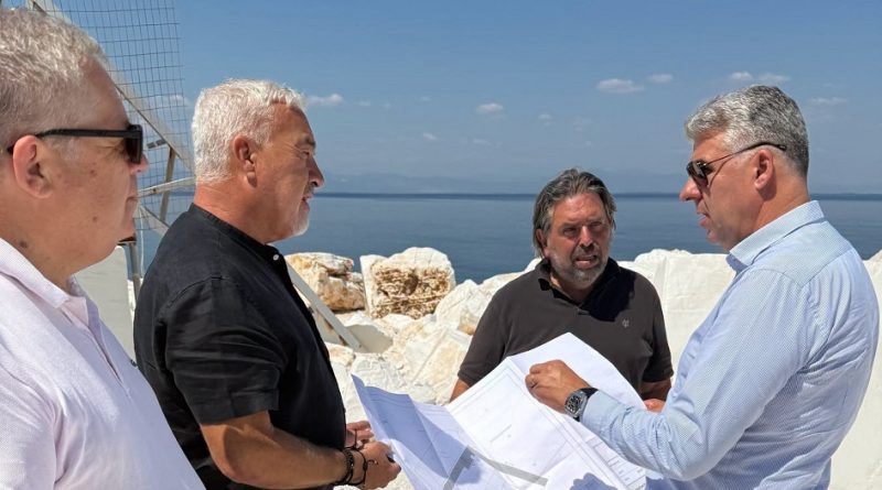 Επιτόπια επίσκεψη στο «Βαθύ» Θάσου: σταθερή θεσμική σύμπραξη για μια υποδομή στρατηγικής σημασίας