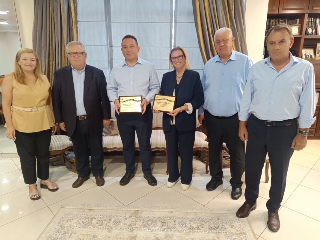 Συνάντηση του Αντιπεριφερειάρχη Καβάλας Θόδωρου Μαρκόπουλου με την Υφυπουργό Περιβάλλοντος και Ενέργειας κ. Μαριλένα Σούκουλη και τον Υφυπουργό Παιδείας, Θρησκευμάτων και Αθλητισμού κ. Κωνσταντίνο Βλάση